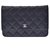 Chanel Wallet On Chain Black Leather  ref.192140