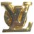 LOUIS VUITTON Jackenstift. Golden Metall  ref.192237