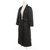 CHANEL Manteau robe soie noir T42 Etat proche du neuf  ref.192308
