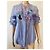 Top de algodón azul Desigual Talla S - vista 5