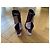 Botines Gianvito Rossi Negro Rosa Burdeos - vista 11