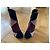 Botines Gianvito Rossi Negro Rosa Burdeos - vista 4
