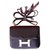 Hermès Micro Constance bolsa lagarto preto Couros exóticos  ref.192685