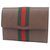 Gucci Brown Web Totem Leather Clutch Bag Multiple colors Pony-style calfskin  ref.192759