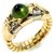 Autre Marque Bvlgari Gold Tubogas Ring Golden Green Metal  ref.192774