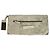 Kenneth Cole Cinza Prata Brilhante Couro de Cobra Flap top Clutch Bag Handbag - vista 2