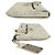 Kenneth Cole Cinza Prata Brilhante Couro de Cobra Flap top Clutch Bag Handbag - vista 5