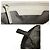 Kenneth Cole Cinza Prata Brilhante Couro de Cobra Flap top Clutch Bag Handbag - vista 6