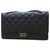 Chanel 2.55 Reissue 227 classic bag Black Leather  ref.192912