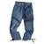 Maje Pantalones Azul Algodón  ref.192955