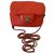 Wallet On Chain Chanel Rot Leder  ref.193105