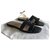 Hermès Oran sandals Black Leather  ref.193188