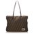 Fendi Brown Zucca Canvas Tote Bag Leather Cloth Pony-style calfskin Cloth  ref.193286