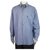 Ermenegildo Zegna Sport Light Denim Blue Denim Shirt manica lunga in cotone da uomo XXL Blu chiaro  ref.193410