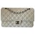 Timeless Chanel Creme Couro  ref.193448