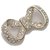 Broche de Chanel Silver Crystal Bow Plata Metal  ref.193459
