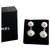 Superb Chanel earrings in slightly golden metal and 2 fake pearls + small pearls White Silver-plated  ref.193605