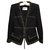 Chanel Jackets Black Tweed  ref.193624