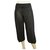 Autre Marque Crossley Black Perforated Cropped Pants 100% Baumwoll-Sommerhose sz S. Schwarz Baumwolle  ref.193729