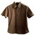 Prada Short sleeves shirt Brown Cotton  ref.193731