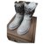 Ash Boots White Leather Leatherette  ref.193809
