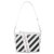 OFF WHite Black and white Diag Flap shoulder bag Leather  ref.193926