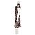 Diane Von Furstenberg Vestido de seda DvF Esotovan US 4 Castaño Blanco - vista 2