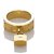 Hermès Hermes Anel de ouro encantos Cadenas cachecol anel Dourado Metal  ref.194025