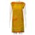 Hermès Dresses Mustard Silk  ref.194157
