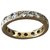 Autre Marque Diamond wedding ring set with rail and grain Bronze Yellow gold  ref.194160