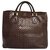 Fendi Woven Leather Handbag Dark brown  ref.194344