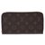 Louis Vuitton Zippy wallet Brown Cloth  ref.194359