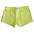 7 For All Mankind Cut Off Colored Denim Jeans Shorts taille 28 en jaune!  ref.194573