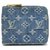 Carteira Louis Vuitton Zippy Azul John  ref.194578