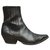 Sartore p boots 36 Black Leather Exotic leather  ref.194615