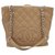 Chanel bag in beige leather Cuir Marron Marron clair  ref.194653