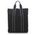 Hermès Hermes Black cabas Cabas Toile Tissu Noir Gris  ref.194714