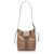 Burberry Brown Plaid Cotton Shoulder Bag Multiple colors Light brown Leather Pony-style calfskin Cloth  ref.194732