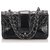Chanel Preto Médio Madison Patent Flap Bag Couro Couro envernizado  ref.194749