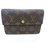 Louis Vuitton TREASURE TRIFOLD MONOGRAM Brown Leather  ref.194788