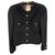 Chanel Jackets Black Wool  ref.194861