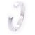 Chanel ring Silvery White gold  ref.194928