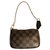 Louis Vuitton Pochette accessoire bag Brown Cloth  ref.194940