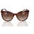 Chanel Brown Bijou Butterfly Tinted Sunglasses Plastique Marron Marron foncé  ref.194997