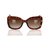 Chanel Brown Butterfly Tinted Sunglasses Dark brown Plastic  ref.195007