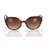 Gafas de sol de color marrón ojo de gato Chanel Castaño Marrón oscuro Plástico  ref.195026