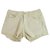 Reiko Karlie Ivory Ecru Cut Off Summer Cotton Elastan Shorts taglia 27 Crema Cotone  ref.195052