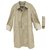 raincoat man Burberry vintage t 60 Beige Cotton Polyester  ref.195108