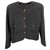 Chanel Jackets Black Cotton  ref.195115