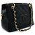 Pochette Chanel porté épaule Cuir Noir  ref.195210